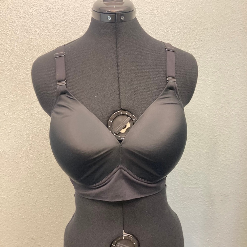 40D Warner's RM3741A Wireless T-Shirt Bra Black